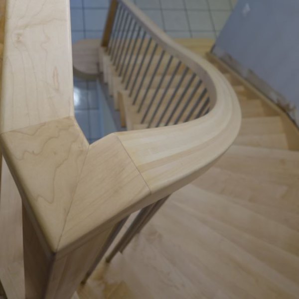 Custom Stair Railing Upgrade